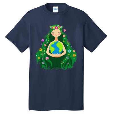 Green Mother Earth Day Gaia Save Our Planet Tall T-Shirt