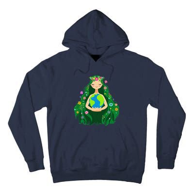 Green Mother Earth Day Gaia Save Our Planet Tall Hoodie