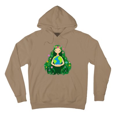 Green Mother Earth Day Gaia Save Our Planet Hoodie