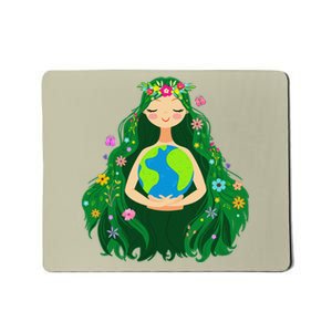 Green Mother Earth Day Gaia Save Our Planet Mousepad