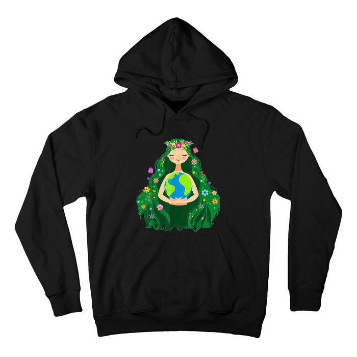 Green Mother Earth Day Gaia Save Our Planet Hoodie