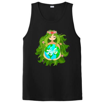 Green Mother Earth Day Gaia Save Our Planet Gift PosiCharge Competitor Tank