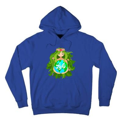 Green Mother Earth Day Gaia Save Our Planet Gift Tall Hoodie