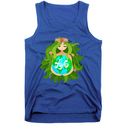 Green Mother Earth Day Gaia Save Our Planet Gift Tank Top