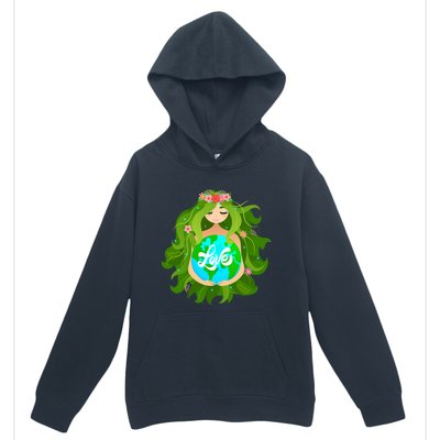 Green Mother Earth Day Gaia Save Our Planet Gift Urban Pullover Hoodie