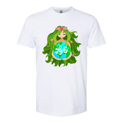 Green Mother Earth Day Gaia Save Our Planet Gift Softstyle CVC T-Shirt