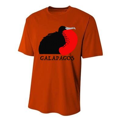 Galapagos Magnificent Frigate Bird Performance Sprint T-Shirt