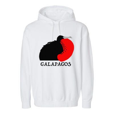 Galapagos Magnificent Frigate Bird Garment-Dyed Fleece Hoodie