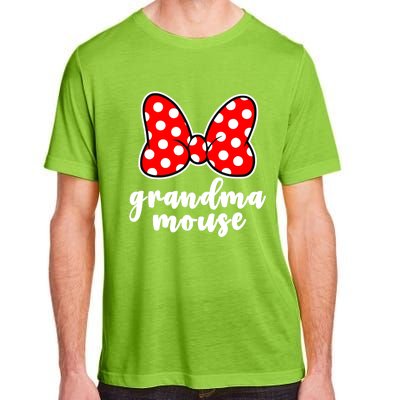 Grandma Mouse Family Vacation Funny Grandma Mouse Adult ChromaSoft Performance T-Shirt