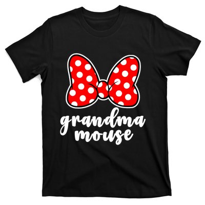 Grandma Mouse Family Vacation Funny Grandma Mouse T-Shirt