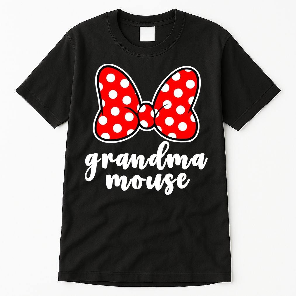 Grandma Mouse Family Vacation Funny Grandma Mouse Tall T-Shirt
