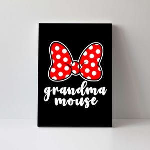 Grandma Mouse Family Vacation Funny Grandma Mouse Canvas