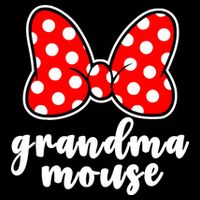 Grandma Mouse Family Vacation Funny Grandma Mouse 16 in Basic Backpack