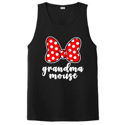 Grandma Mouse Family Vacation Funny Grandma Mouse PosiCharge Competitor Tank