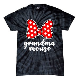 Grandma Mouse Family Vacation Funny Grandma Mouse Tie-Dye T-Shirt