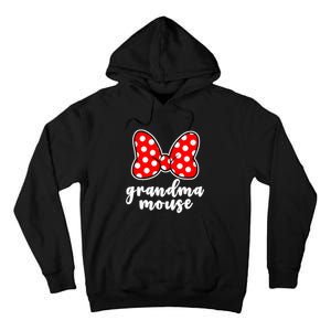 Grandma Mouse Family Vacation Funny Grandma Mouse Tall Hoodie