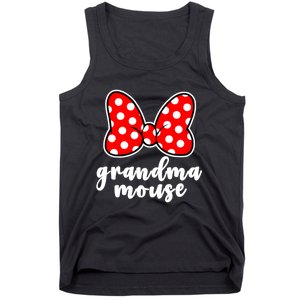 Grandma Mouse Family Vacation Funny Grandma Mouse Tank Top