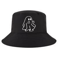 Ghost Middle Finger Funny Ghost Halloween Cool Comfort Performance Bucket Hat