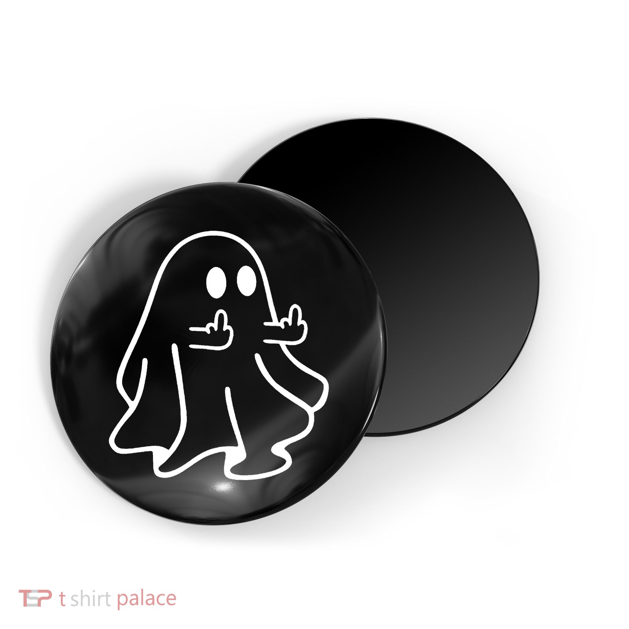 Ghost Middle Finger Funny Ghost Halloween Magnet