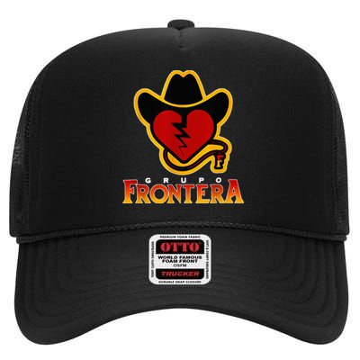 Grupo Mexican Frontera Border Band Music Musica Mexico High Crown Mesh Back Trucker Hat