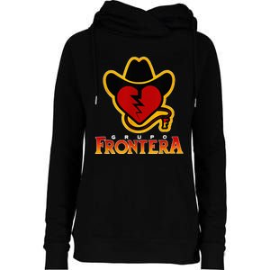 Grupo Mexican Frontera Border Band Music Musica Mexico Womens Funnel Neck Pullover Hood