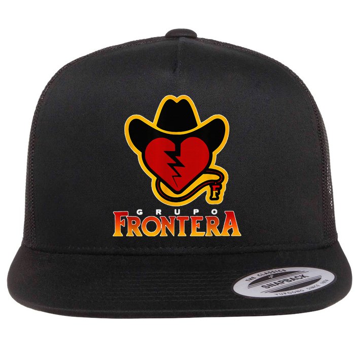 Grupo Mexican Frontera Border Band Music Musica Mexico Flat Bill Trucker Hat