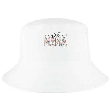 Girl Mama Floral Girl Mom Vintage Blessed Mama Vibes Cool Comfort Performance Bucket Hat