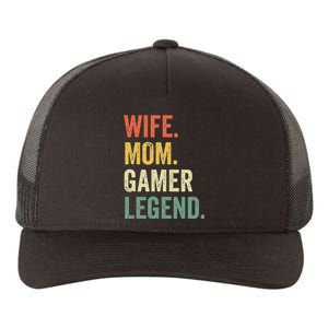 Gamer Mom Funny Wife Mom Video Game Legend Mother's Day Yupoong Adult 5-Panel Trucker Hat