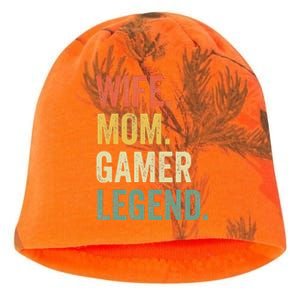 Gamer Mom Funny Wife Mom Video Game Legend Mother's Day Kati - Camo Knit Beanie