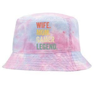 Gamer Mom Funny Wife Mom Video Game Legend Mother's Day Tie-Dyed Bucket Hat