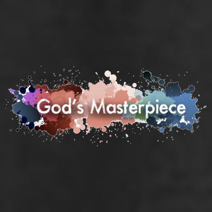 God's Masterpiece Funny Gift 7 Panel Mesh Trucker Snapback Hat