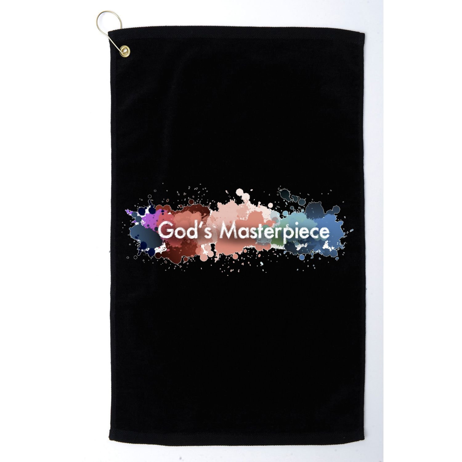 God's Masterpiece Funny Gift Golf Towel