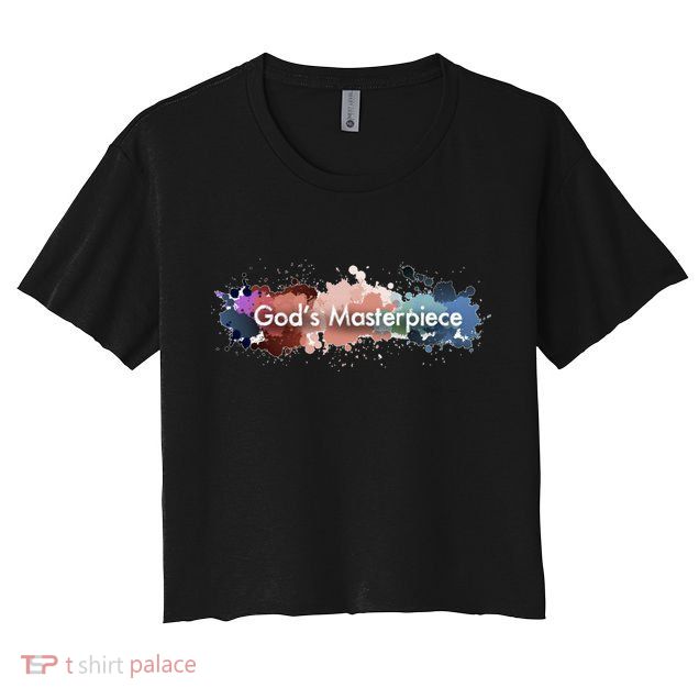 God's Masterpiece Funny Gift Crop Top