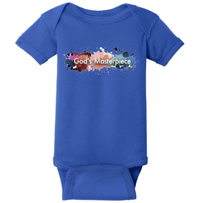 God's Masterpiece Funny Gift Baby Bodysuit