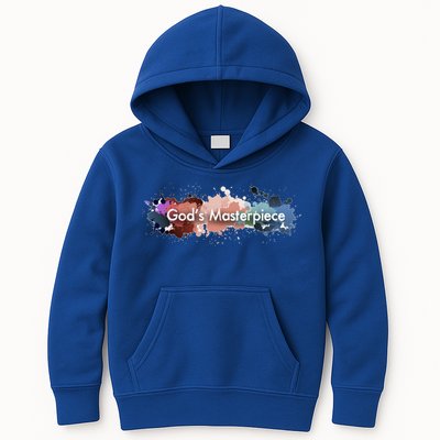 God's Masterpiece Funny Gift Kids Hoodie