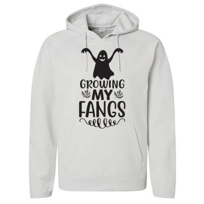 Growing My Fangs Performance Fleece Hoodie