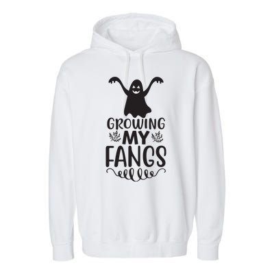 Growing My Fangs Garment-Dyed Fleece Hoodie