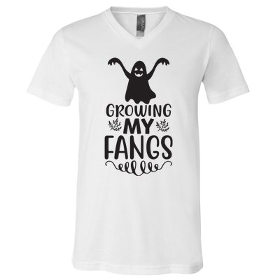 Growing My Fangs V-Neck T-Shirt