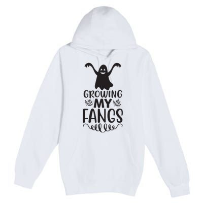 Growing My Fangs Premium Pullover Hoodie