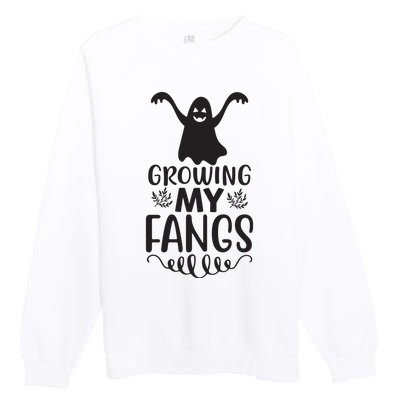 Growing My Fangs Premium Crewneck Sweatshirt