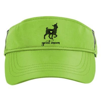 Goat Mom For Women Pet Goat Gift Adult Drive Performance Visor