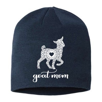 Goat Mom For Women Pet Goat Gift Sustainable Beanie