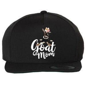 Goat Mom Funny Goat Lover Or Goat Farmer Cute Art Wool Snapback Cap