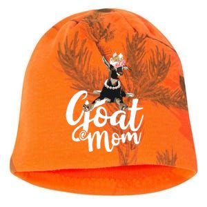 Goat Mom Funny Goat Lover Or Goat Farmer Cute Art Kati - Camo Knit Beanie