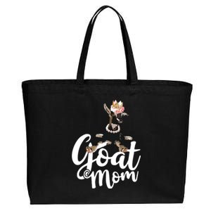 Goat Mom Funny Goat Lover Or Goat Farmer Cute Art Cotton Canvas Jumbo Tote