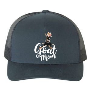 Goat Mom Funny Goat Lover Or Goat Farmer Cute Art Yupoong Adult 5-Panel Trucker Hat