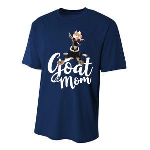 Goat Mom Funny Goat Lover Or Goat Farmer Cute Art Performance Sprint T-Shirt