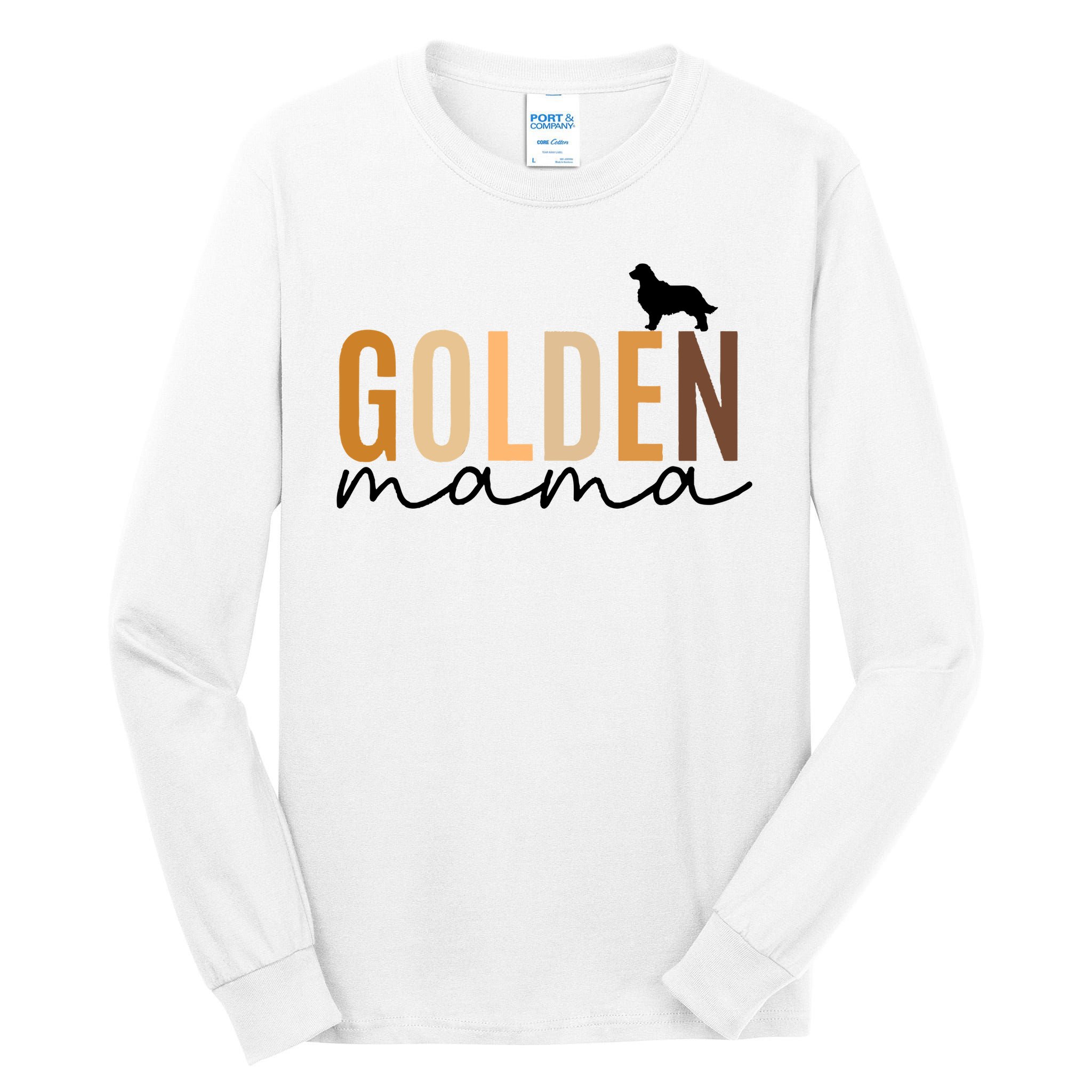 Golden Mama Funny Dog Lover Tall Long Sleeve T-Shirt