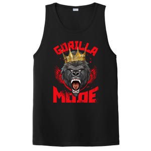 Gorilla Mode Fitness Gym Motivation Beast Workout King Gift PosiCharge Competitor Tank