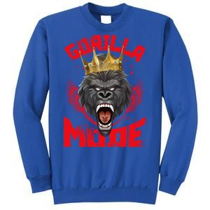 Gorilla Mode Fitness Gym Motivation Beast Workout King Gift Sweatshirt